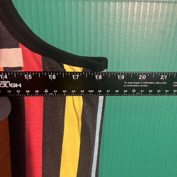 Disney Star Wars Lightsaber Stripe Tank Top Unisex Small Multicolor Retro Graphi - Picture 3 of 5